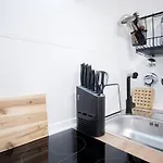 아파트 Neu / Design / Altstadt / Kueche / Netflix 바드사킹겐
